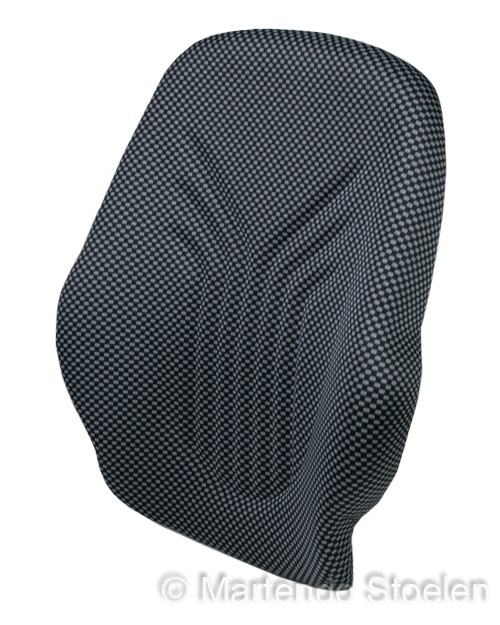 Rugkussen tbv Grammer Primo S522 stof blauw-zwart