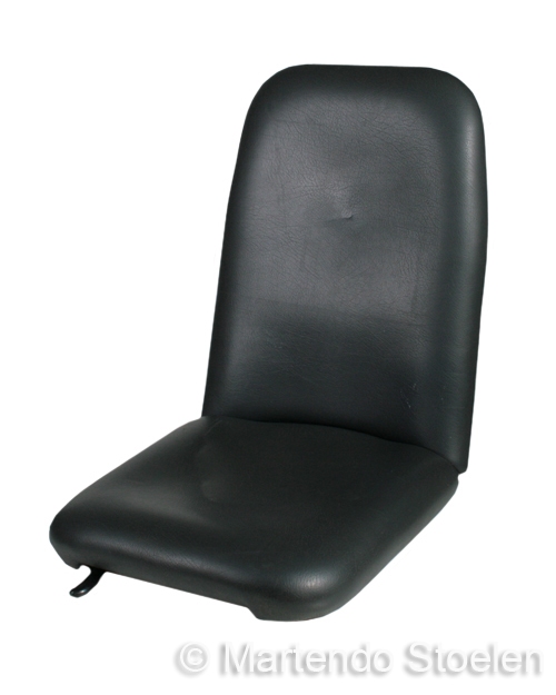 Voorover klapbare kuip / bovendeel PVC antraciet 42 cm breed