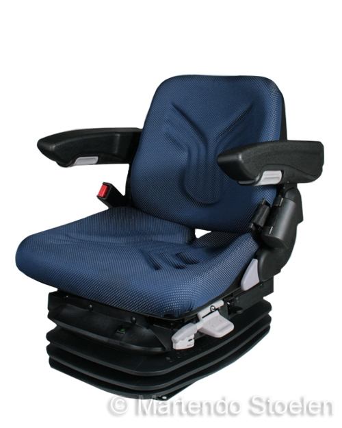 Grammer luchtgeveerde tractorstoel MSG95G/H90 stof blauw