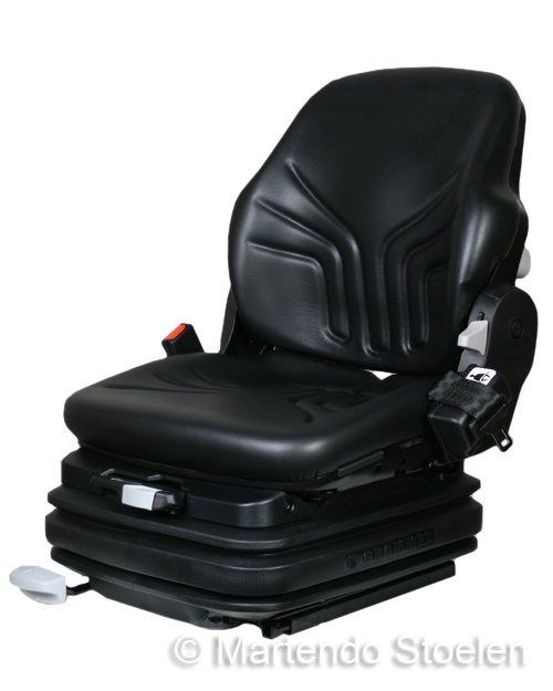 Grammer Primo XL PLUS luchtgeveerde heftruckstoel pvc zwart