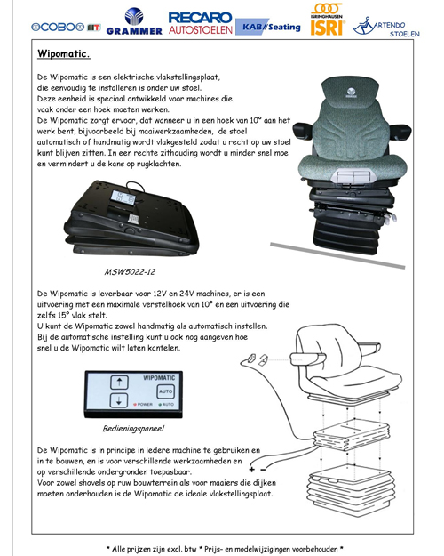 Electrische evenaar/vlakstellingsplaat WIPOMATIC 110 mm 15°