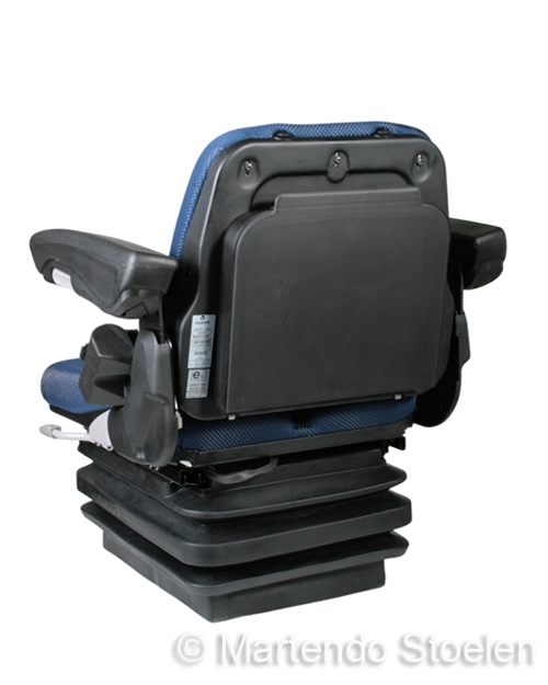 Grammer mechanisch geveerde tractorstoel DS85/H90 stof blauw
