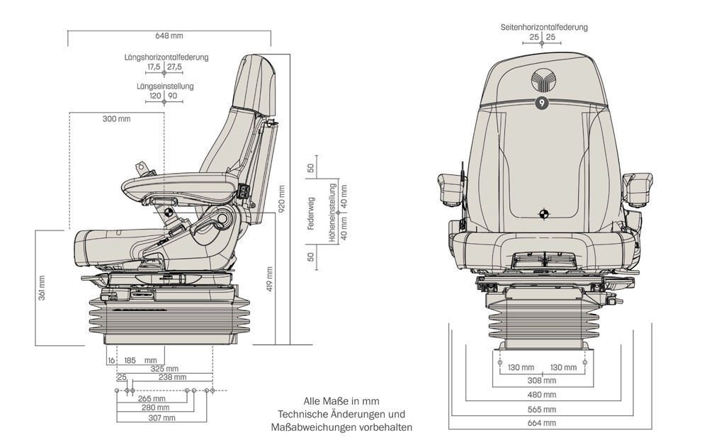 Grammer MSG95 Maximo Dynamic Plus Up DUALMOTION