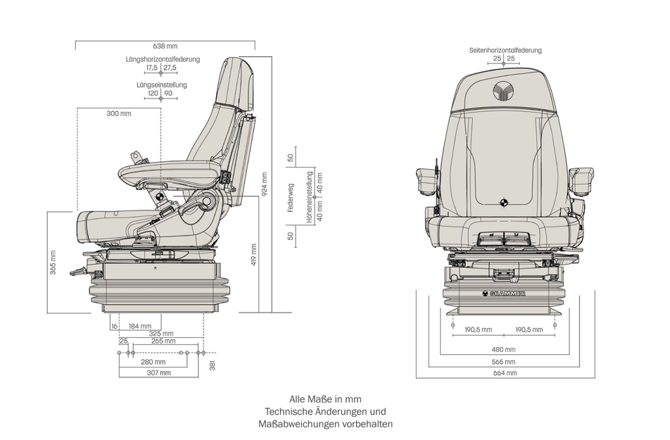 Grammer MSG97 Maximo XT Dynamic Plus Up DUALMOTION