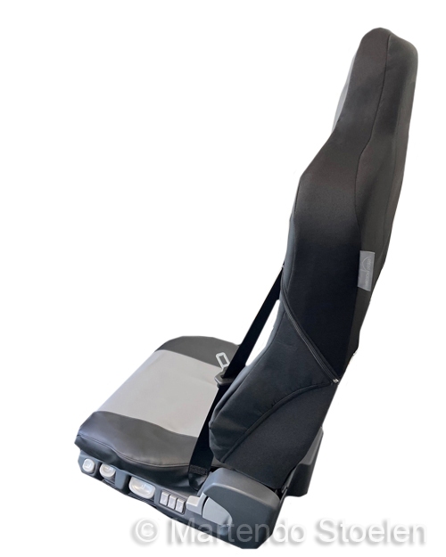 Hoes voor ISRI 6860.875NTS bestuurdersstoel zwart/grijs