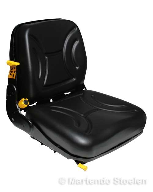 Mech. geveerde heftruckstoel STPlus FS12 pvc met schakelaar