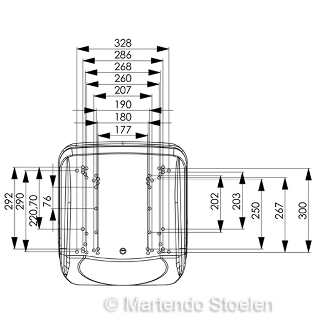 STAR kuip ST1846 PVC grijs