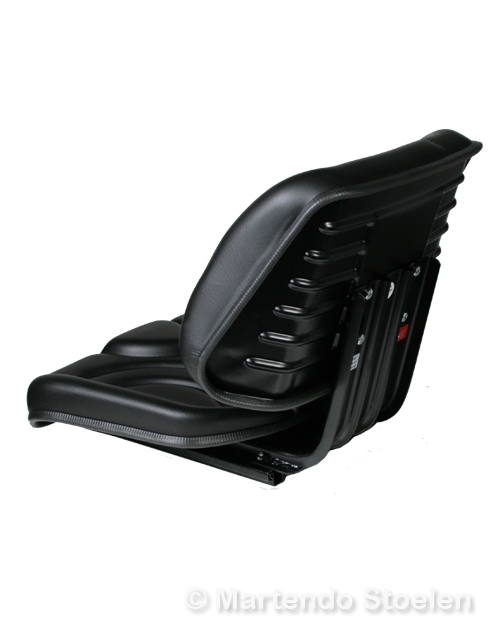 STAR ongeveerde heftruckstoel / bovendeel F003 PVC zwart