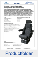 MS90952445351VR-Grammer-MSG95A-Recaro-Expert-M-vlakke-rug-luchtgeveerde-stoel-24V