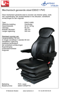 Productfolder United Seats E85/C1 PVC 