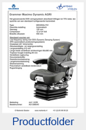 AG1288545 Grammer Maximo Dynamic stof AGRI luchtgeveerd MSG95AL-741