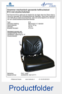 A54042CE-AG1127771 Grammer heftruckstoel met stoelschakelaar mechanisch B12