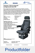 MS90952445351-Grammer-MSG95A-Recaro-Expert-M-luchtgeveerde-stoel-24V