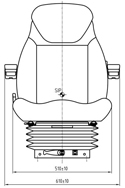 Maattekening United Seats E85/C1