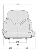 Maattekening Cobo SC79 bovendeel