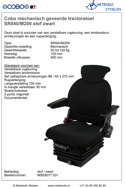 MSE8077031 Cobo stof zwart mechanisch SR840-M200