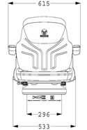 Maattekening A53067 Grammer Maximo M Basic stof