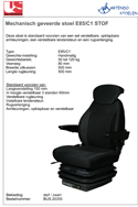 Productfolder United Seats E85/C1 stof 
